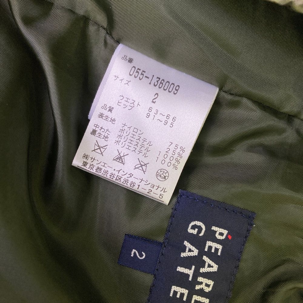 サイズ：2 PEARLY GATES パーリーゲイツ 中綿パンツ チェック柄