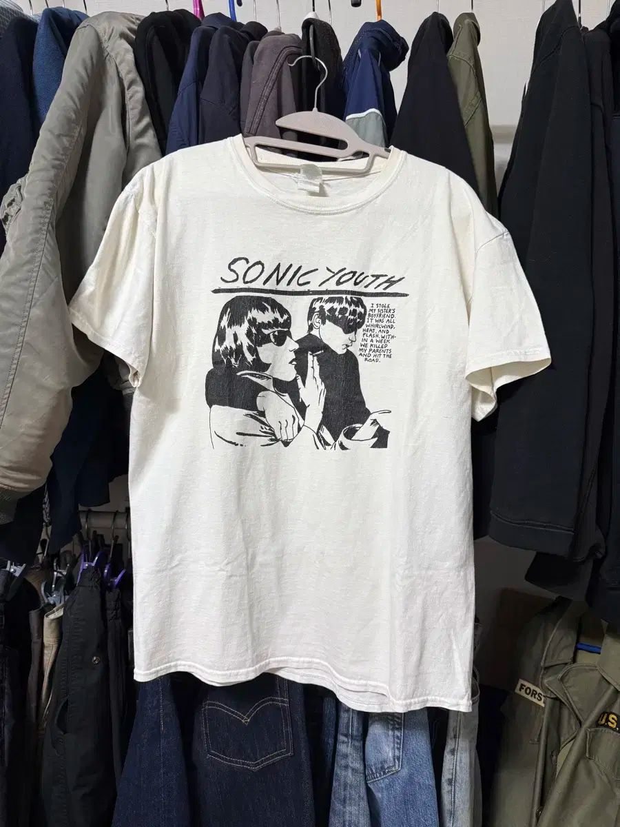 ソニックユース sonic youth ヴィンテージ バンドTシャツ L