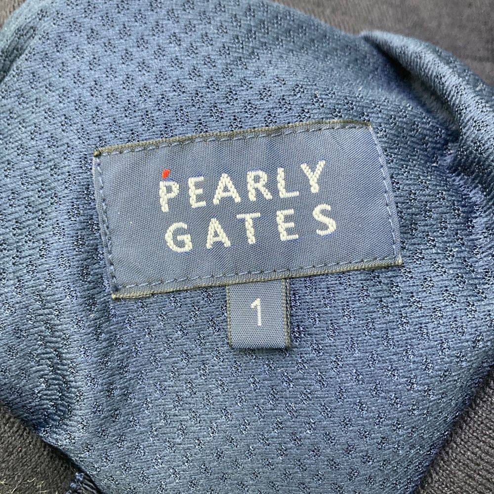  サイズ 1 PEARLY GATES パーリーゲイツ 055-2234118 ウール混 中綿スカート ドット 総柄 ネイビー系 ゴルフウェア レディース ストスト スカート レディースウェア