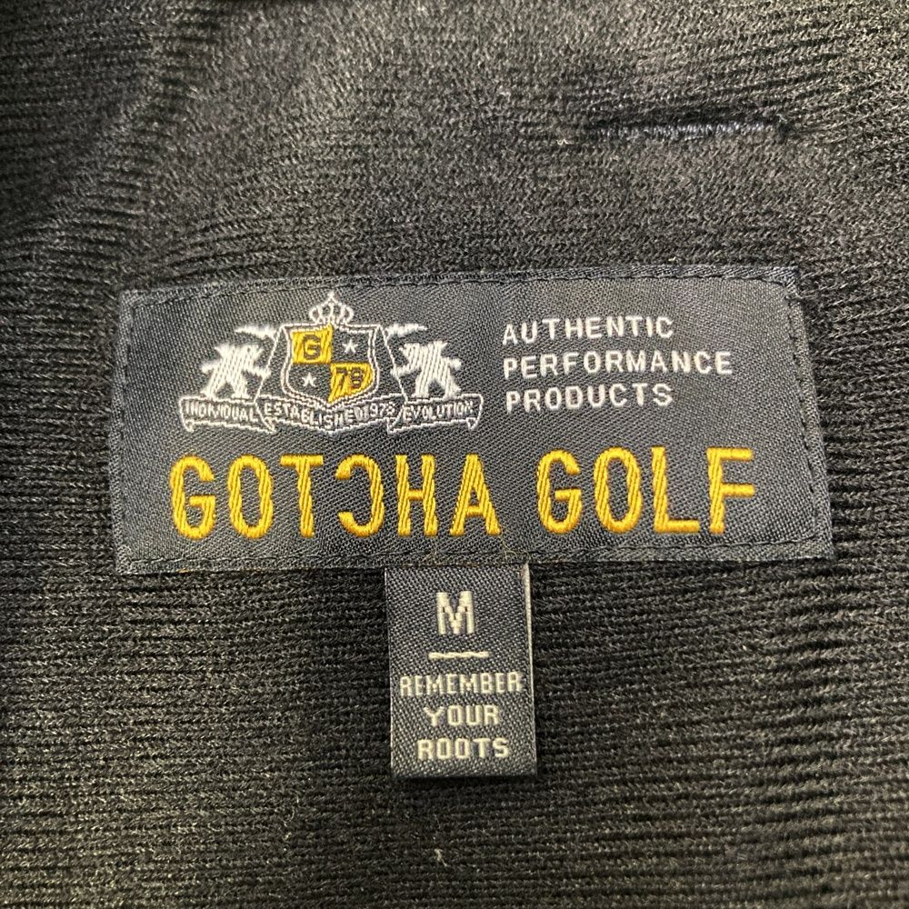 サイズ：M GOTCHA GOLF ガッチャゴルフ 裏起毛 ダウンパンツ 総柄