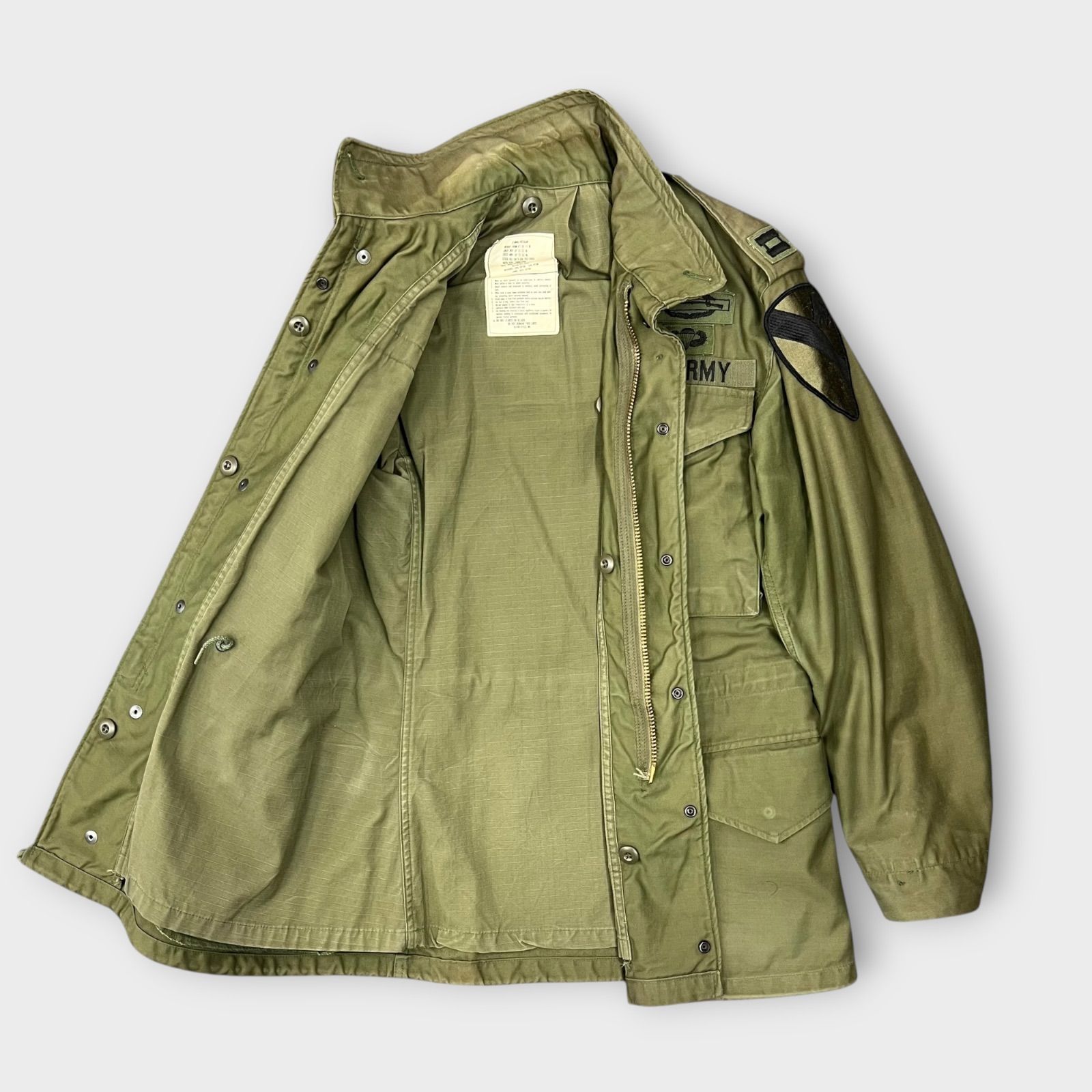 M65フィールドジャケット 3RDモデル ヴィンテージ オリーブグリーン 
