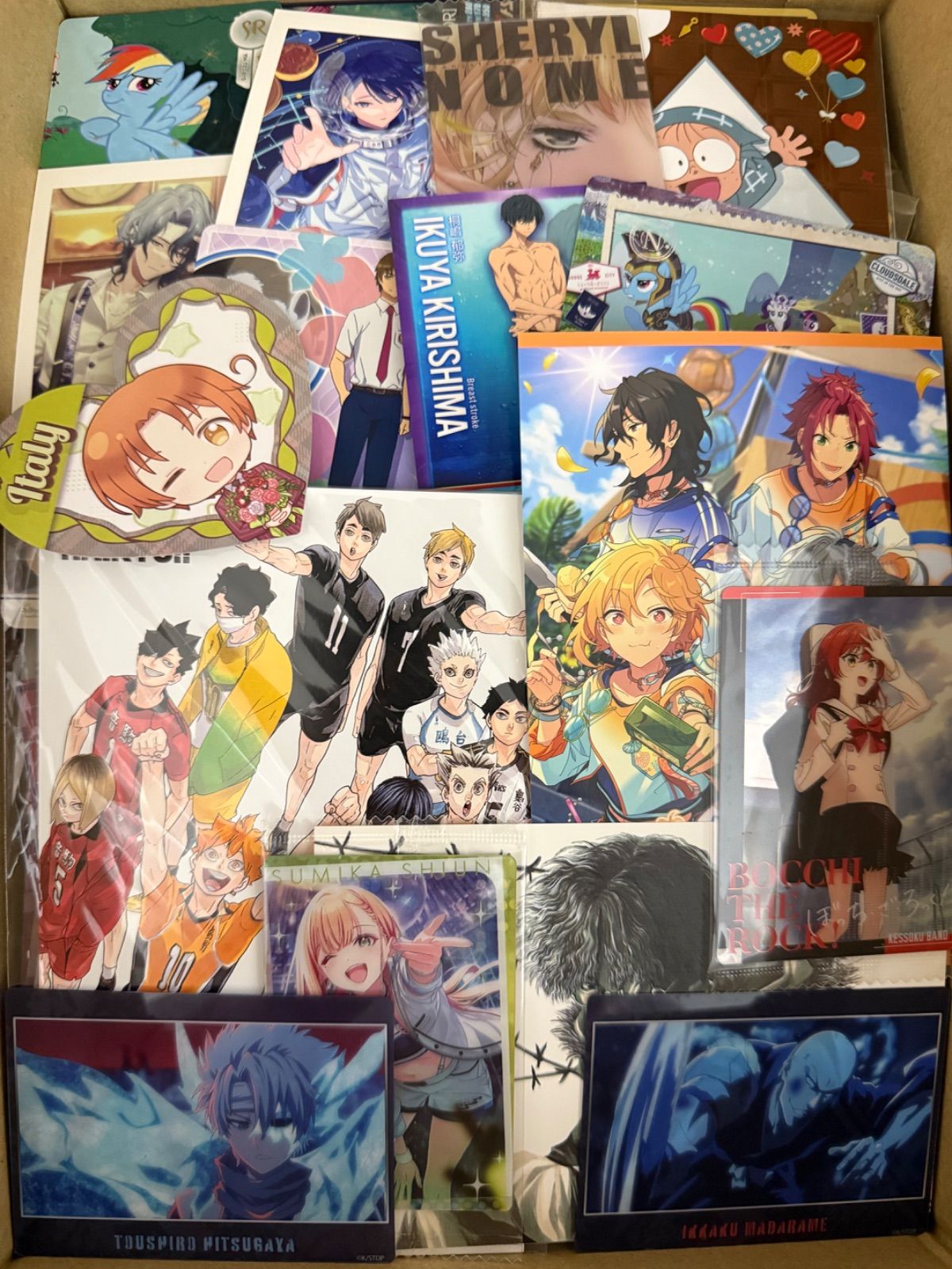 紙類 アニメ ゲーム まとめ売り 大量 コースター ポストカード カード