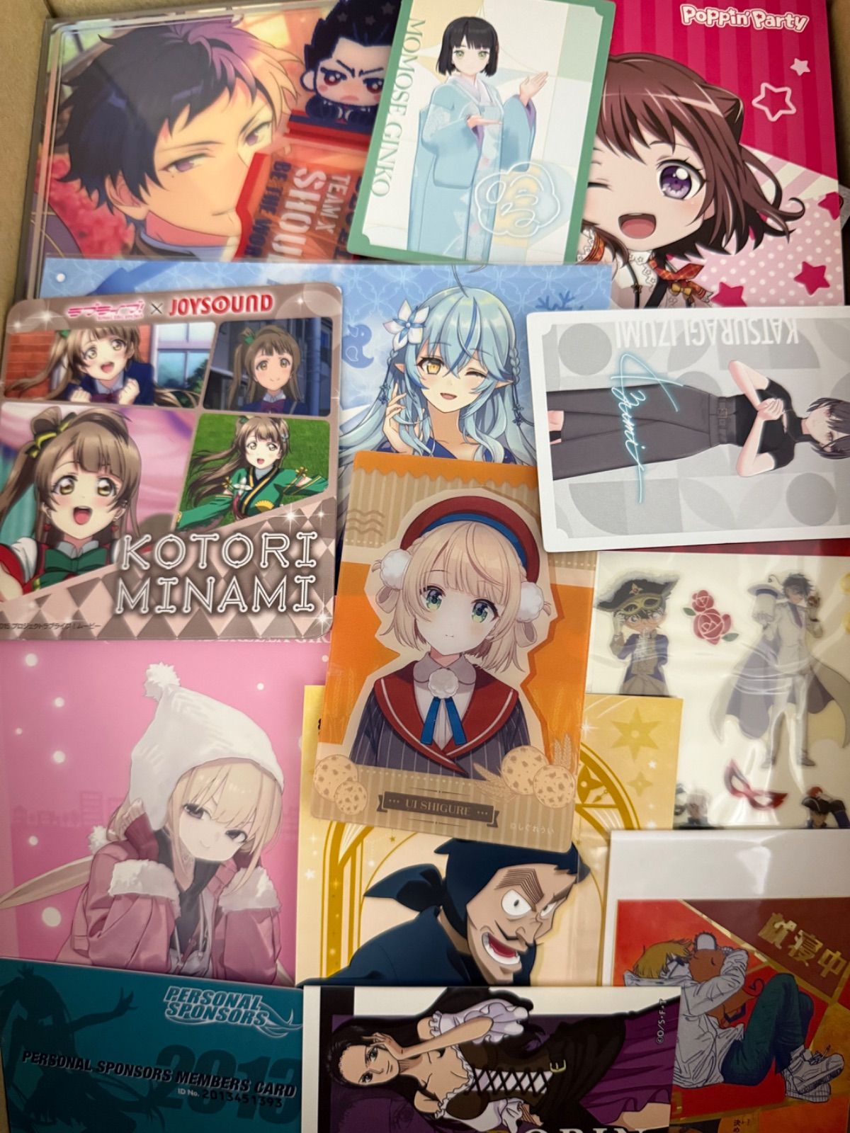 紙類 アニメ ゲーム まとめ売り 大量 コースター ポストカード カード