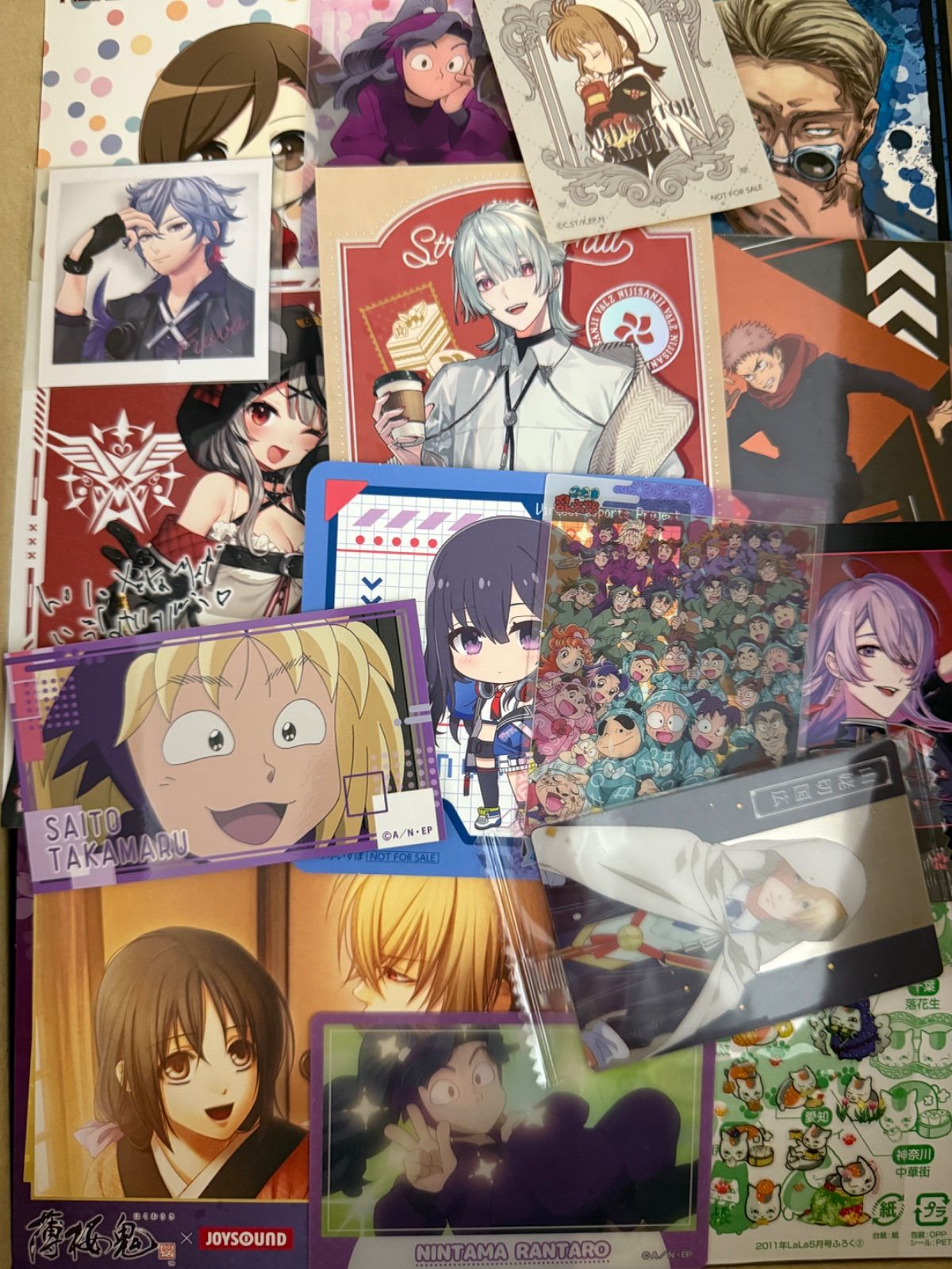 紙類 アニメ ゲーム まとめ売り 大量 コースター ポストカード カード