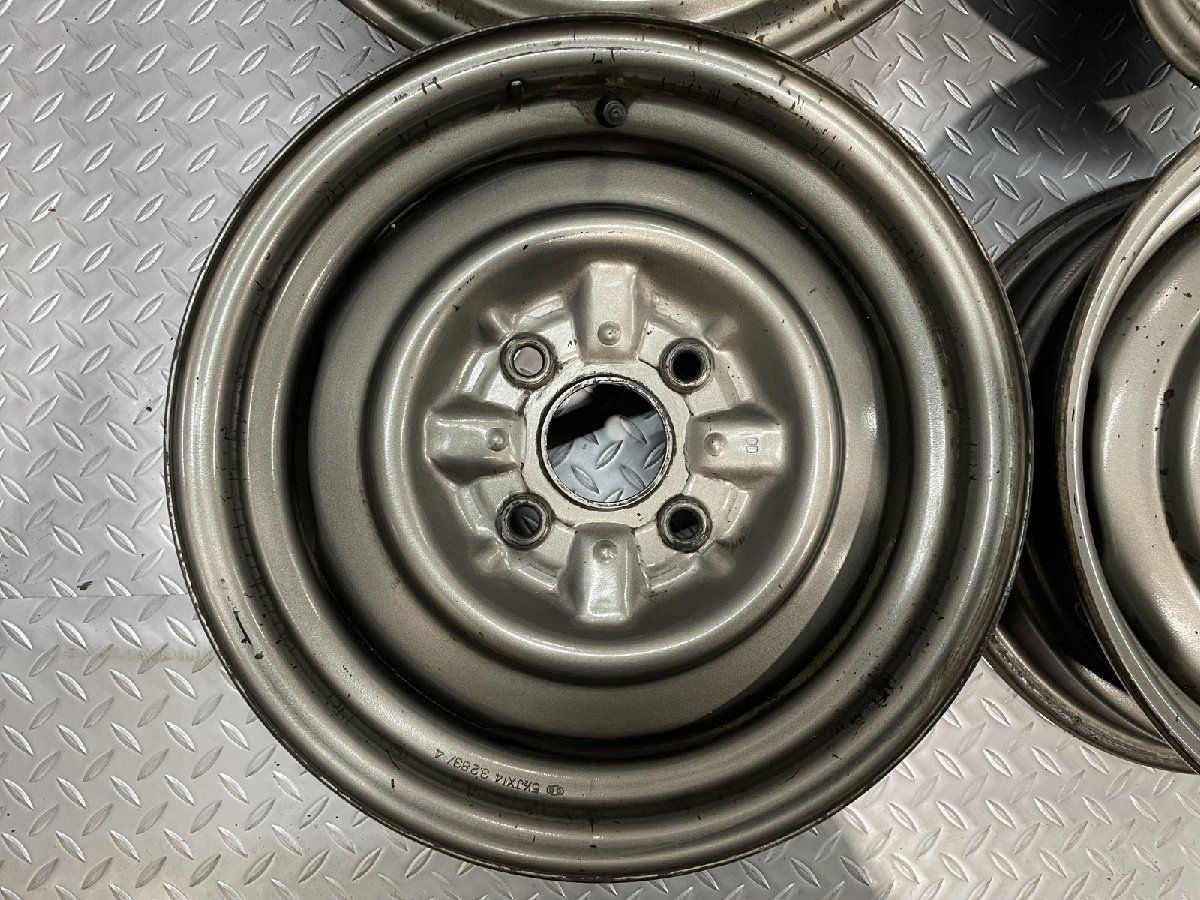 TOYOTA トヨタ GX 71 マークⅡ クレスタ チェイサー スチールホイール 14インチ 4本 5 3 28 MHC 470
