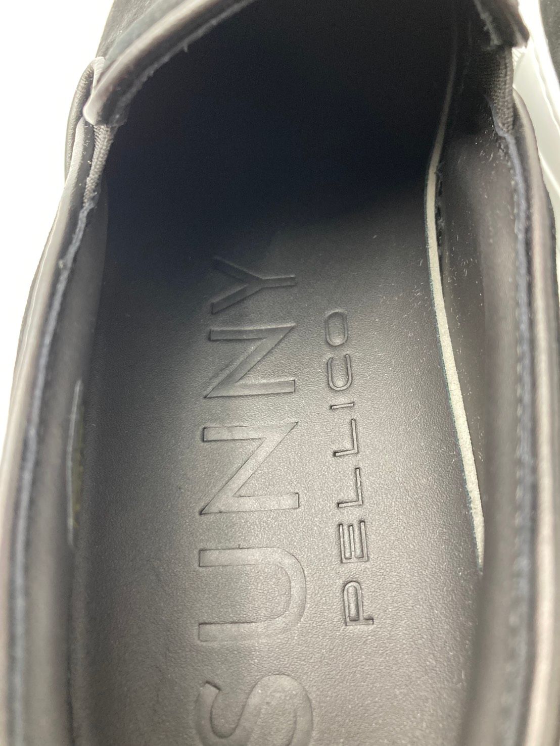  PELLICO SUNNY ペリーコサニー GIOIA M 001 スエード スリッポン 41 NERO スリッポン 靴