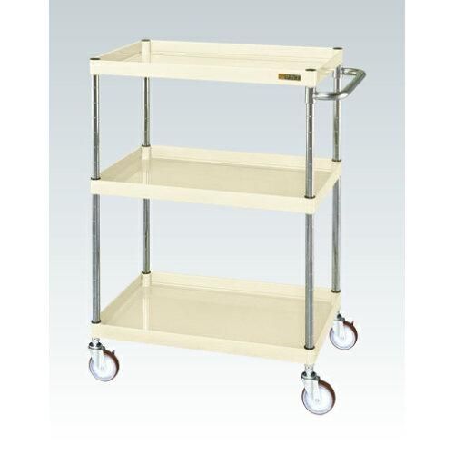 5営業日で発送 サカエ CSパールワゴン中量タイプ アイボリー CSP-60113I 2229164