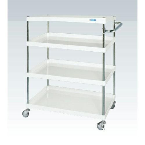 5営業日で発送 サカエ CSパールワゴン軽量タイプ 4段 パールホワイト CSP-90124LNUW 2228908