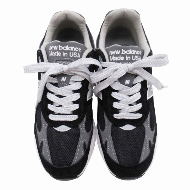 ニューバランス NEW BALANCE MADE in USA MR993BK スニーカー スエード シューズ 靴 26.0D 黒 ブラック 米国製 T08 メンズ