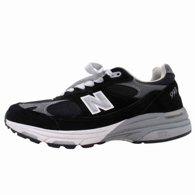 ニューバランス NEW BALANCE MADE in USA MR993BK スニーカー スエード シューズ 靴 26.0D 黒 ブラック 米国製 T08 メンズ