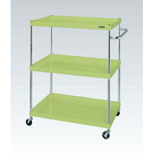 5営業日で発送 サカエ CSパールワゴン軽量タイプ 3段 グリーン CSP-90123L 2228866