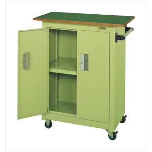 5営業日で発送 サカエ パネルワゴン スチール天板 グリーン PMW-6ANT 2230311