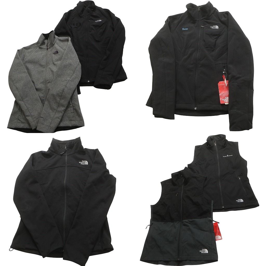 古着卸 ノースフェイス ソフトシェル ジャケット セット レディース XS S ベスト 古着 NC 5699