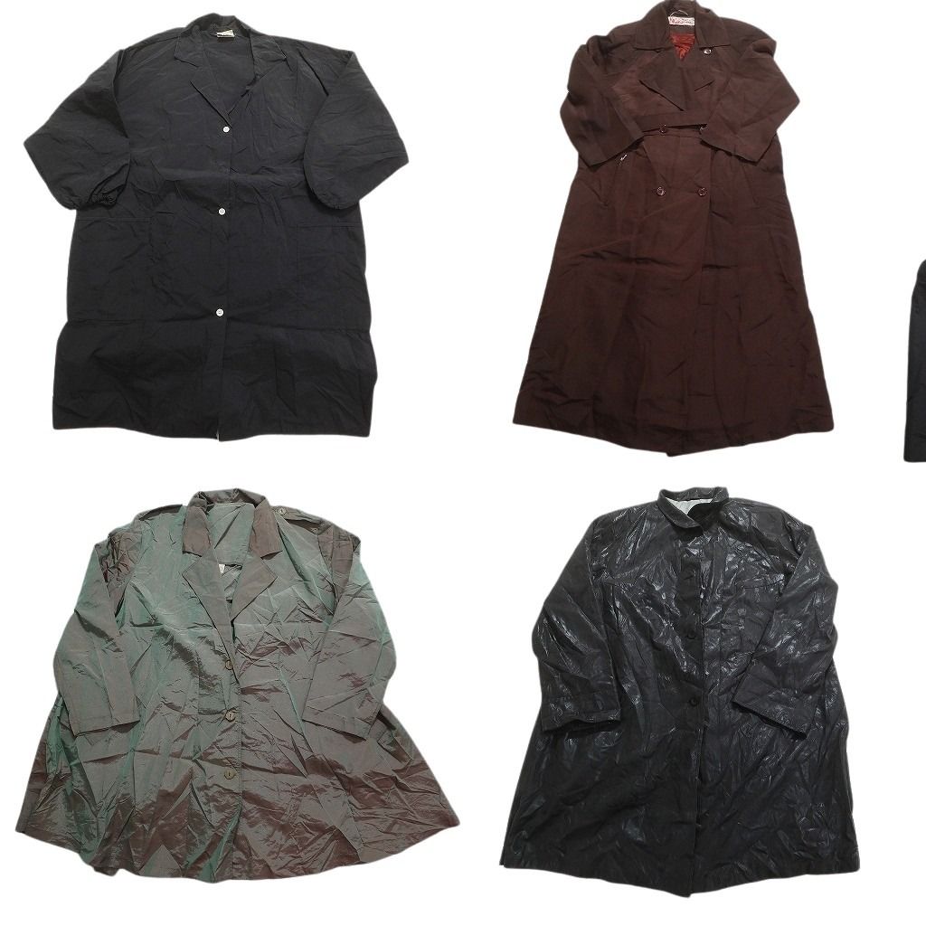 古着卸 コート MIX 4枚セット レディース ダブルブレスト エポレット ベルト付き 古着 NC5792