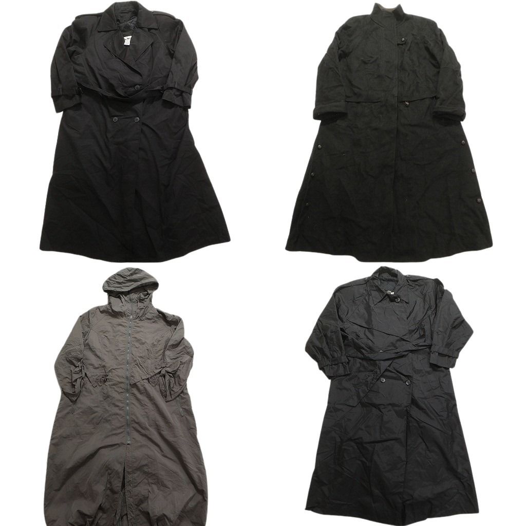 古着卸 コート MIX セット レディース トレンチコート スタンド フルジップ フード付き 古着 NC 5789