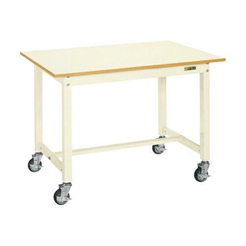 5営業日で発送 サカエ 中量作業台KTタイプ 移動式 メラミン天板 900×750×825mm KT-393BI 2228605