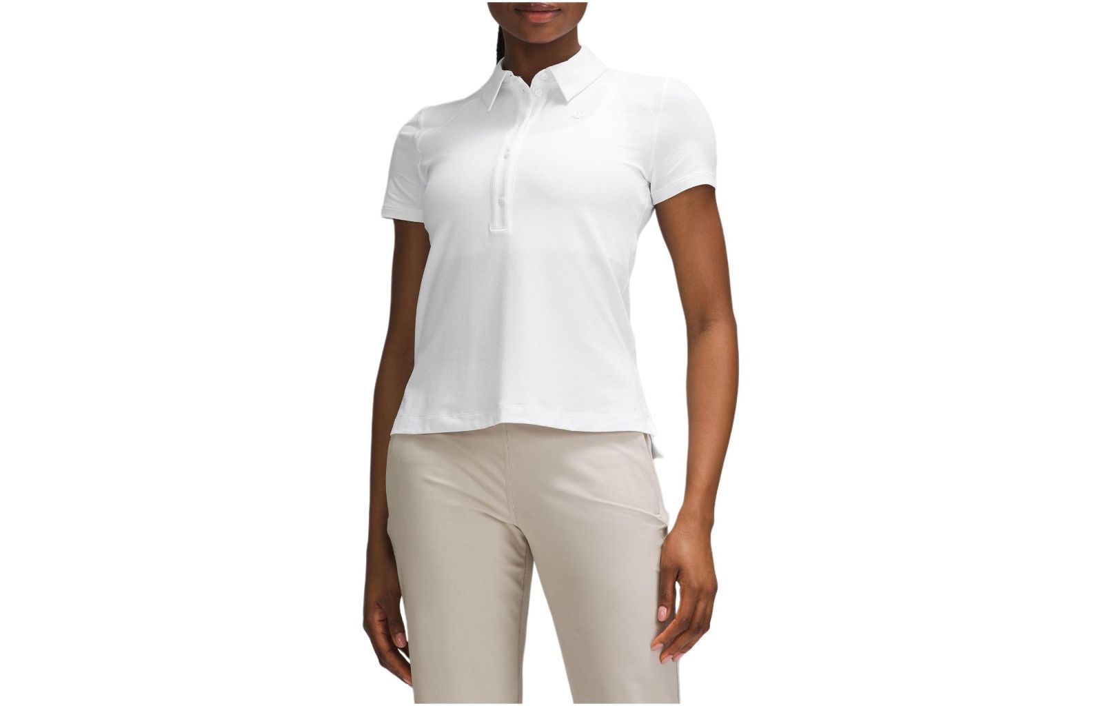 Lululemon prod11710329 Quick-Dry Polo LW3HL7S 白色WHT 12码 JPXXL