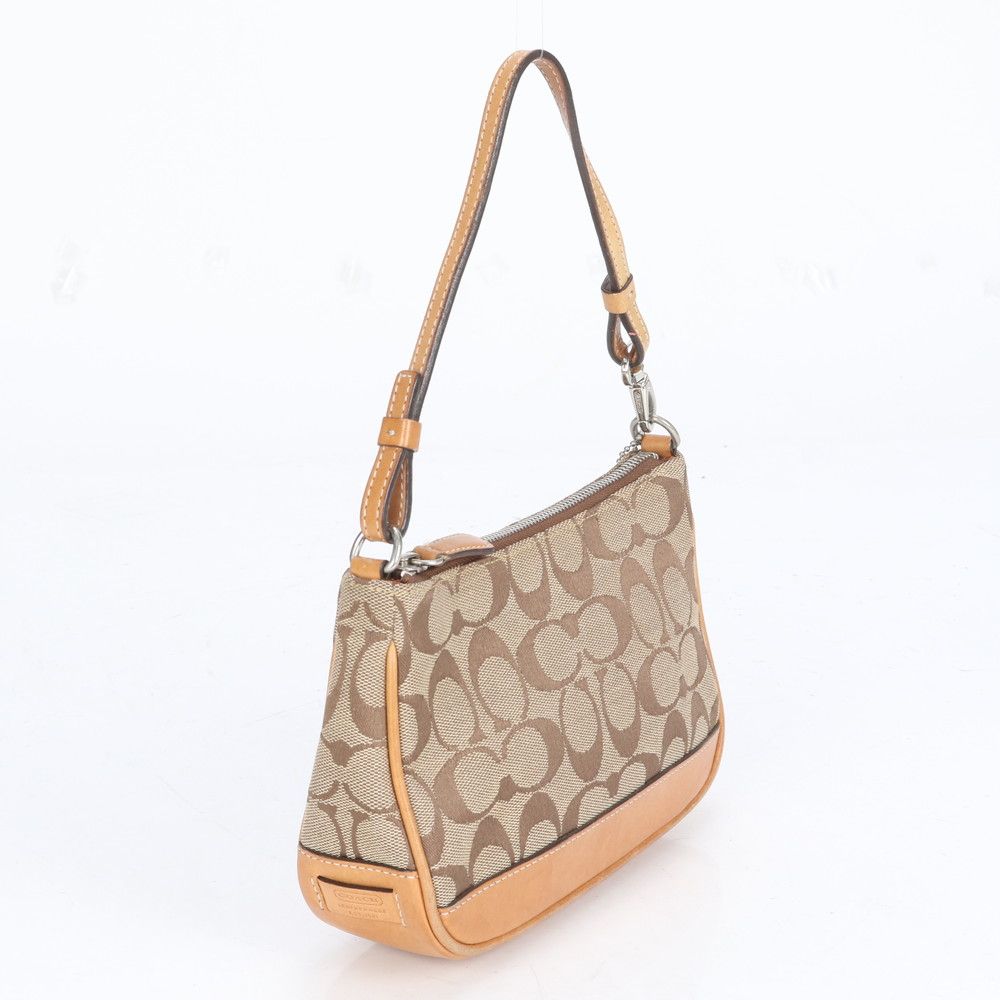 コーチ シグネチャー 6094 レザー ショルダーバッグ 肩掛け ワンショルダー ポーチ 本革 レディース EEE CZ2-4