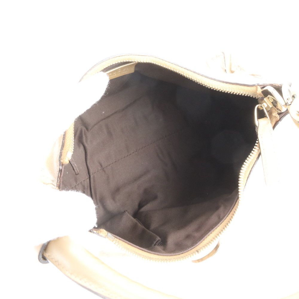 【売り尽くし！】 グッチ GG クリスタル アビー 190525 レザー ショルダーバッグ ゴールド 金具 ワンショルダー 本革 レディース CEE CZ3-5