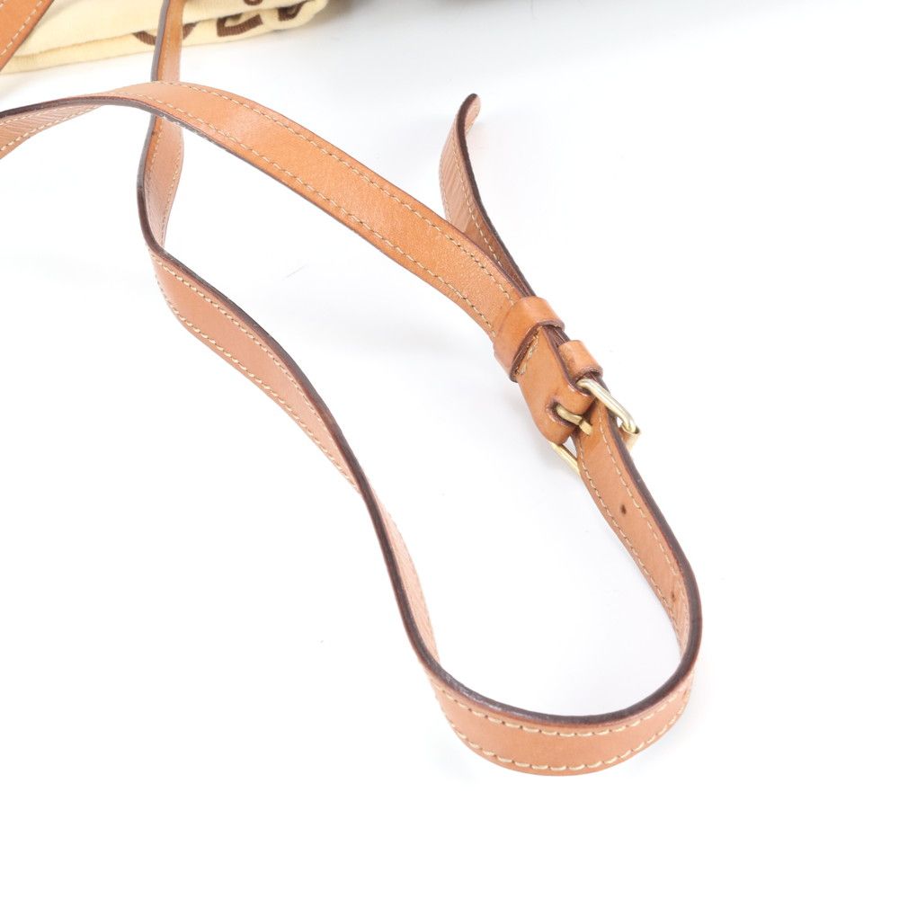 ヴィンテージ セリーヌ マカダム レザー ショルダーバッグ 斜め掛け クロスボディ ブラウン 茶色 レディース REE CZ3-1