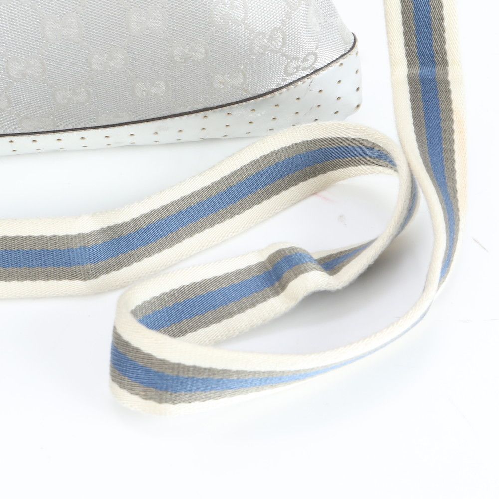 グッチ GG キャンバス シェリーライン 145857 レザー ショルダー バッグ 斜め掛け クロスボディ レディース RRR CZ1-6