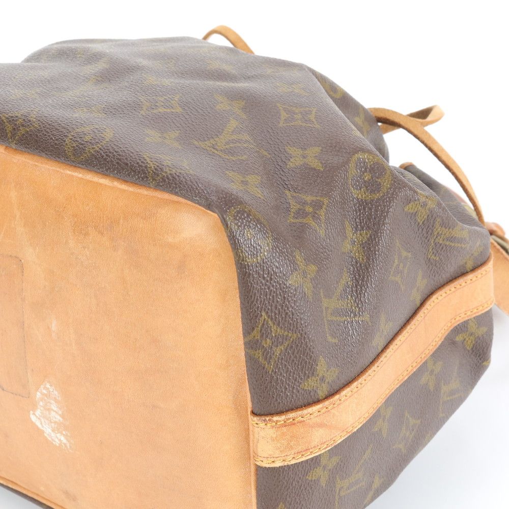  ルイヴィトン モノグラム プチ ノエ M 42226 レザー 巾着 ショルダーバッグ ブラウン 茶色 本革 レディース RCE CY 31-6 ショルダーバッグ ショルダーバッグ