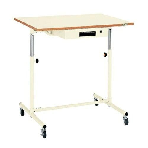 5営業日で発送 サカエ 軽量セルワーク作業台移動式 ポリエステル天板 900×600×700mm アイボリー CLA-9060PI 2228812