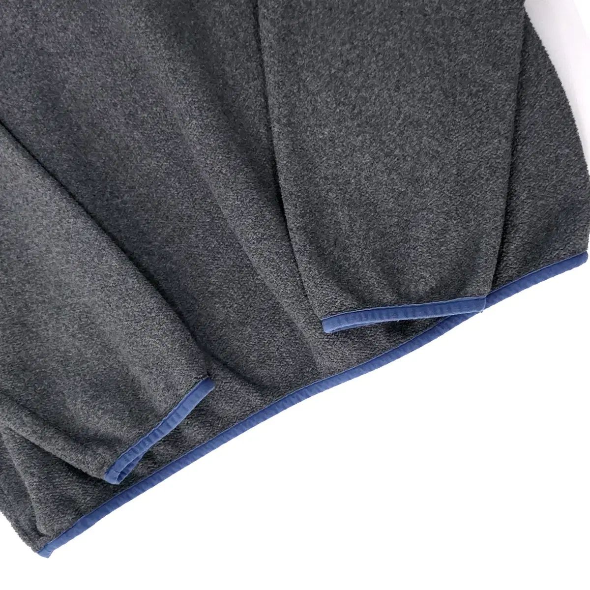  W M パタゴニア Synchilla シンチラ スナップT グレー ブルー 長袖 Tシャツ カットソー