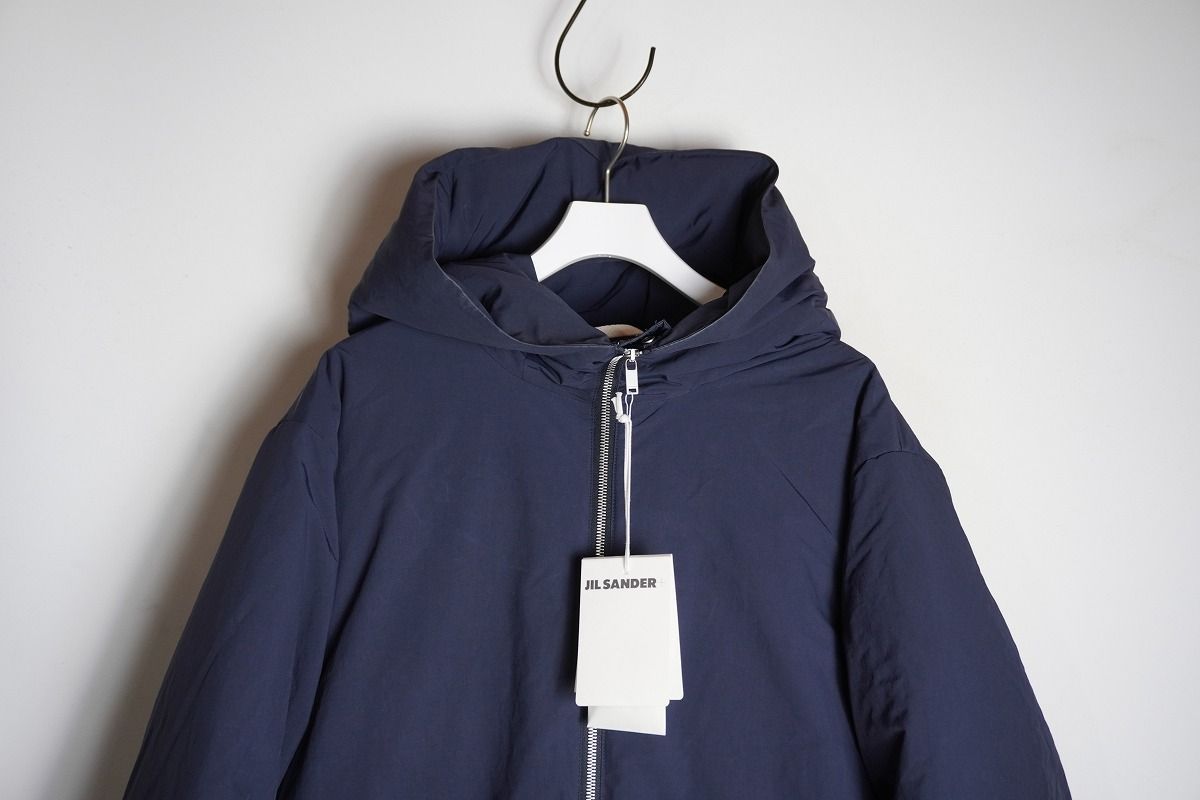 美品 正規 22AW JIL SANDER + ジルサンダー DOWN COAT 05 フーデッド 