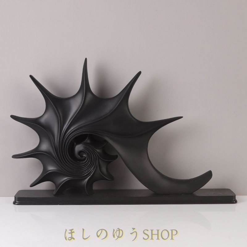  オブジェ 巻き貝 エレガント 置物 オーナメント おしゃれ かわいい 北欧 インテリア モダン シック プレゼント ゴールド 白 ホワイト ガラスケース 置物 インテリア小物