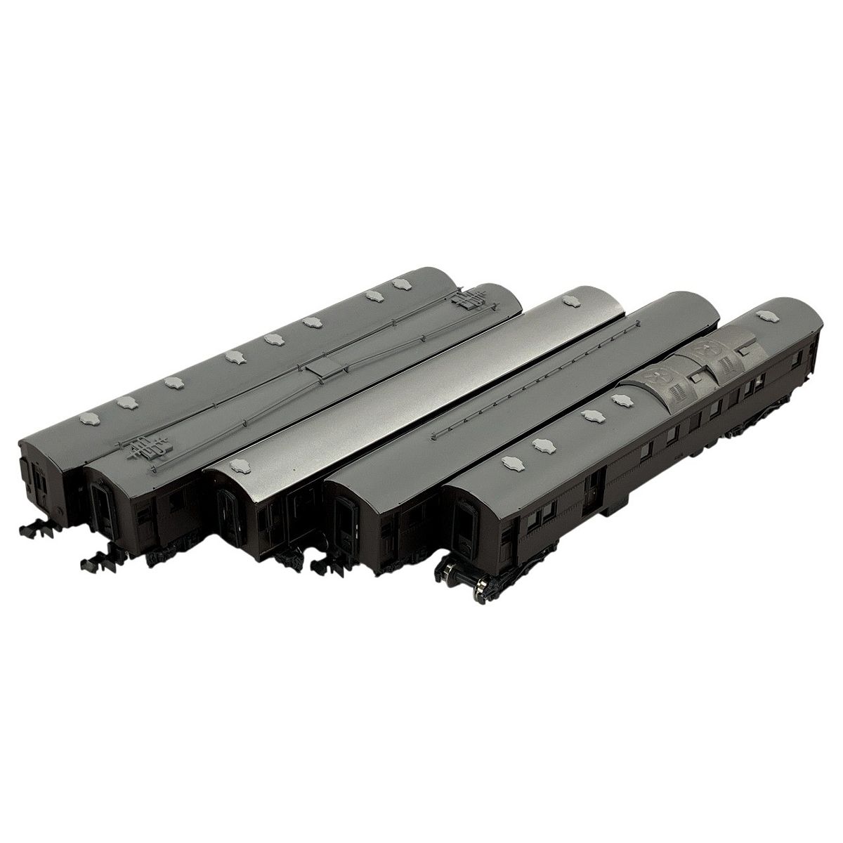 ワールド工芸 皇室用客車 御料車第一号 新 茶系 客車 5両 収納ケース入り Nゲージ 鉄道模型