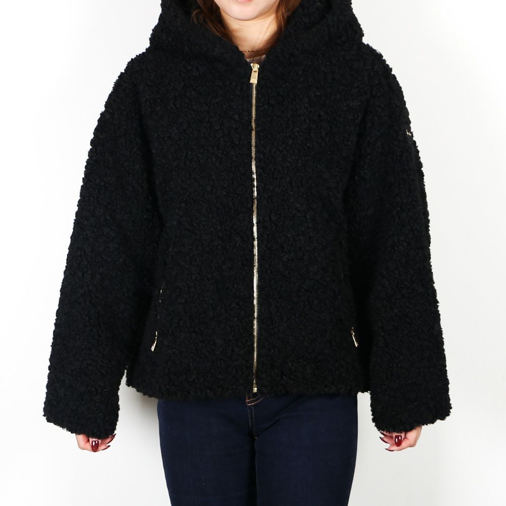 TATRAS タトラス レディース IPAMA イパマ - BLACK ボア フードブルゾン フリース LJXA0042033588