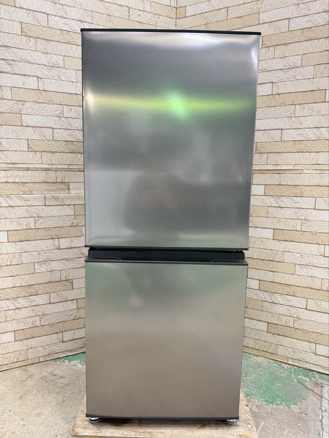 【美品】大阪送料無料★3か月保障付★2023年★AQR-14N(S)★IR-43 オンライン 大阪送料無料☆3か月保障付き☆冷蔵庫☆アクア☆2ドア