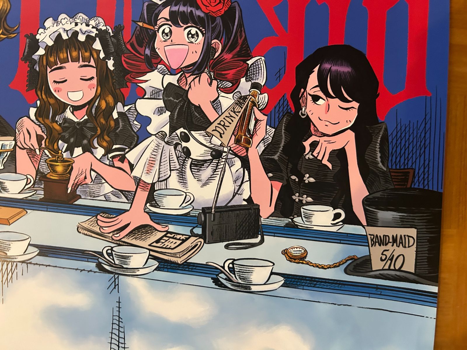 BAND-MAID 直筆サイン入りポスター バンド・メイド BAND MAID / THE