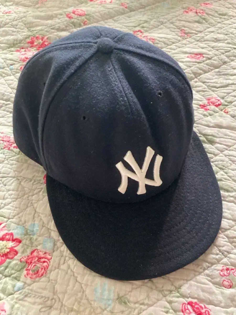 ニューヨーク ヤンキース NEW ERA ニューエラ 帽子 USA アメリカ製 ネイビー 7 1 2