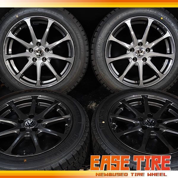 22 23年製 グッドイヤー アイスナビ7 BADX ATF 215 55 R 17 7 5 J 38 112 H 球面 4本 スタッドレス ザ ビートル パサート T Roc