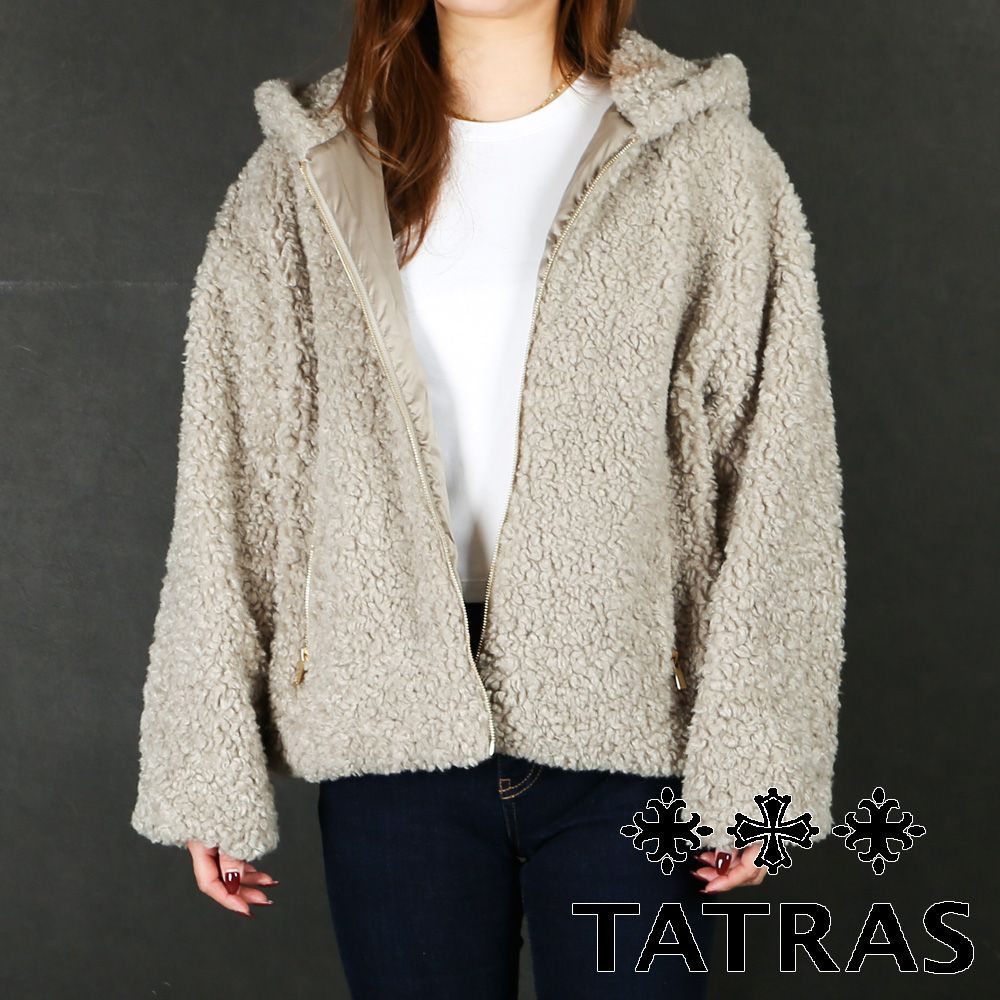 TATRAS タトラス レディース IPAMA イパマ - L.GRAY ボア フードブルゾン フリース LJXA0042033588
