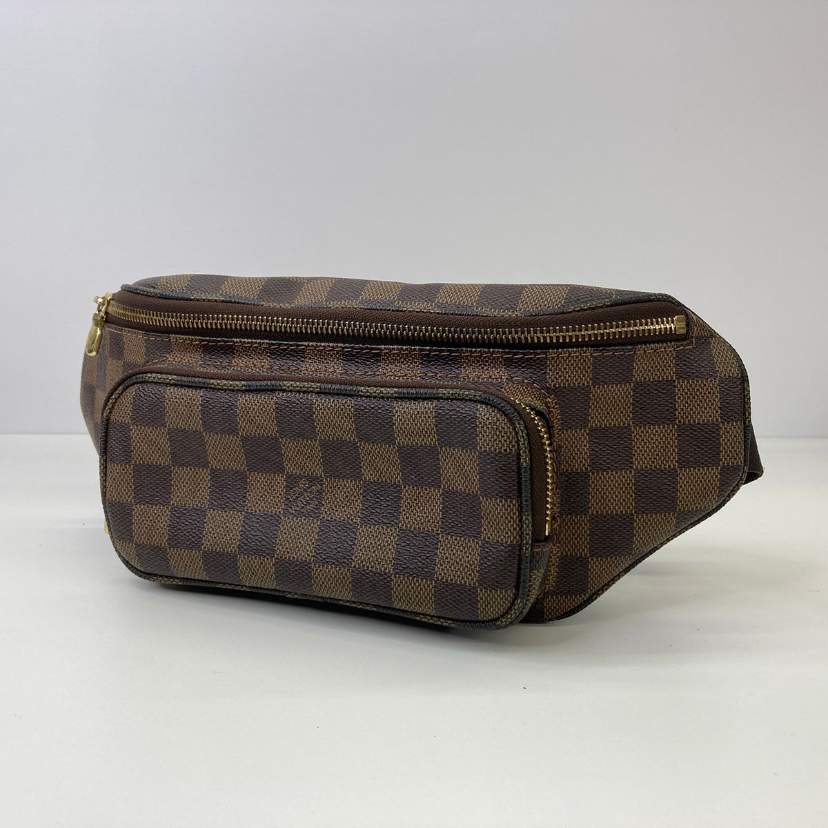 LOUIS VUITTON ルイヴィトン ダミエ メルヴィール ウエストバッグ N51172 レディース レザー ブラウン