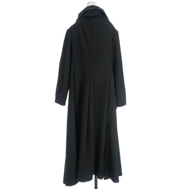 コムデギャルソン COMME des GARCONS 90s ウールギャバ ドレープロングコート ジャケット M ブラック 黒 GC-04002M