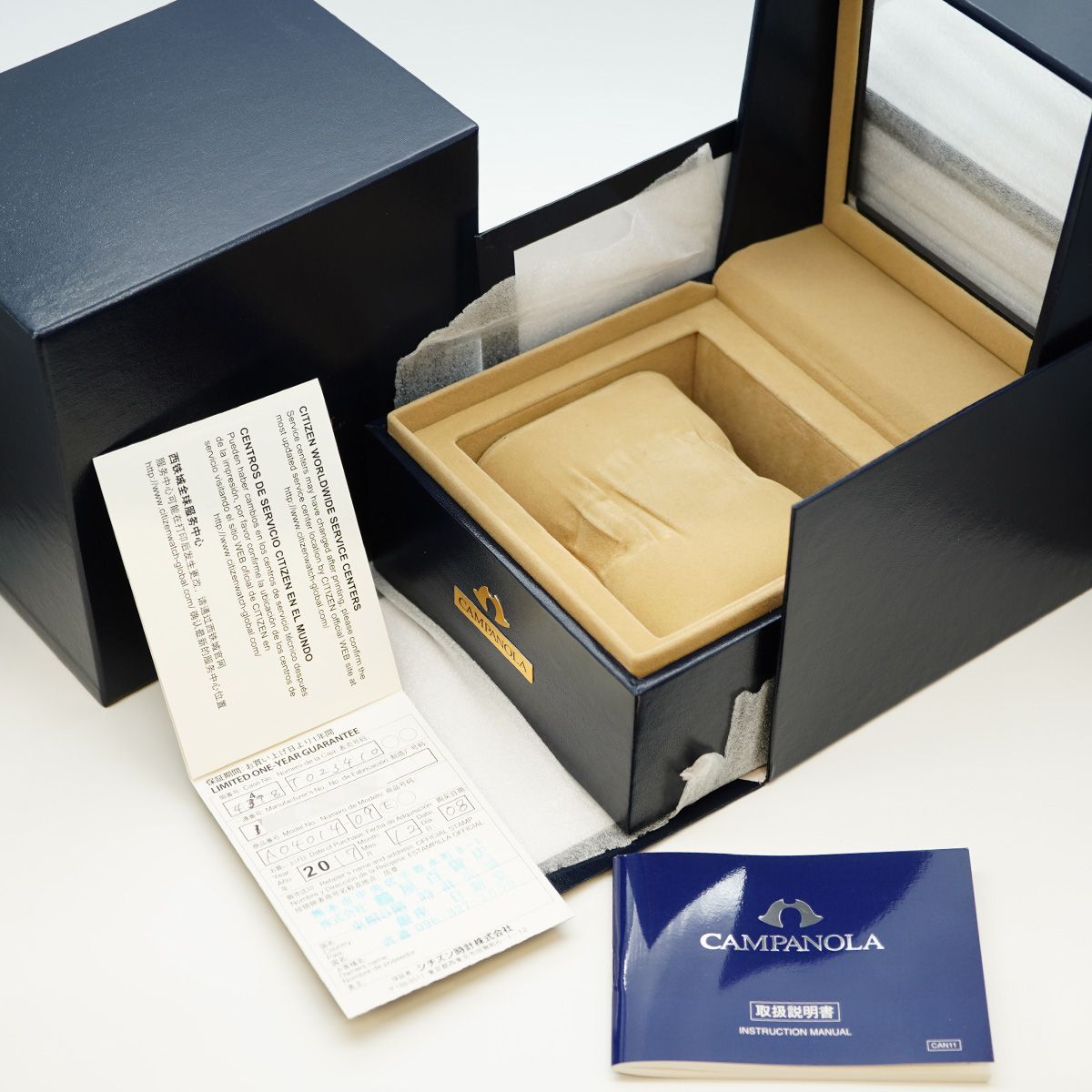 5 wwo 0080 シチズン カンパノーラ 4398 T 023410 黒文字盤 腕時計 メンズ