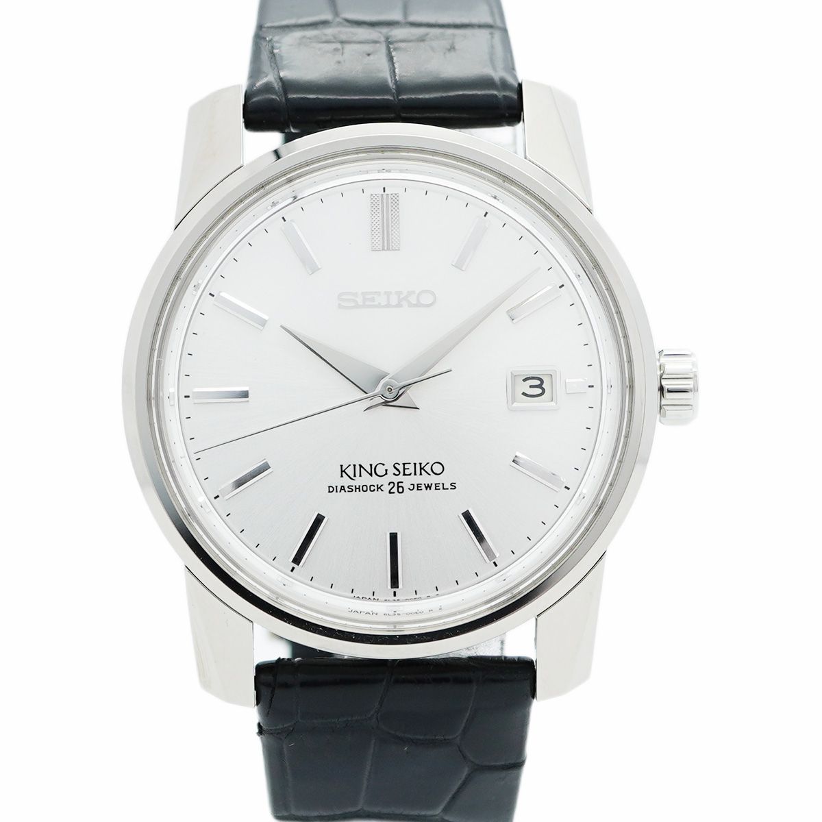 5wwo0083 セイコー キングセイコー 6L35-00D0 SDKA001 シルバー文字盤 腕時計 メンズ