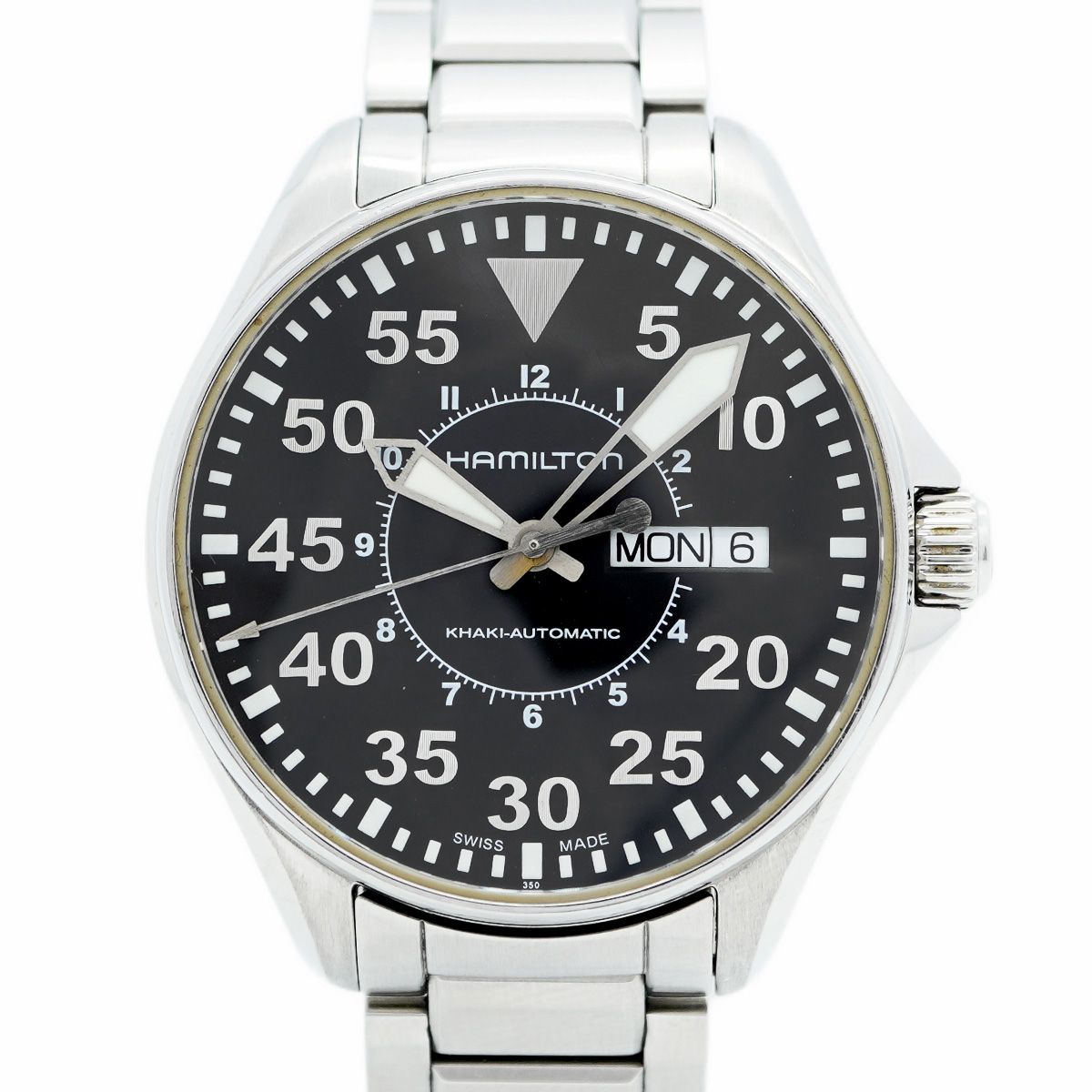 5wwo0089 ハミルトン カーキ H644250 黒文字盤 腕時計 メンズ