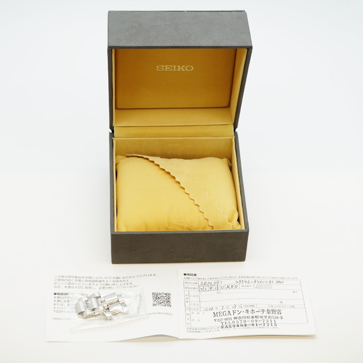 5wwo0090 セイコー プロスペック V192-0AF0 SBDL091 黒文字盤 腕時計 メンズ