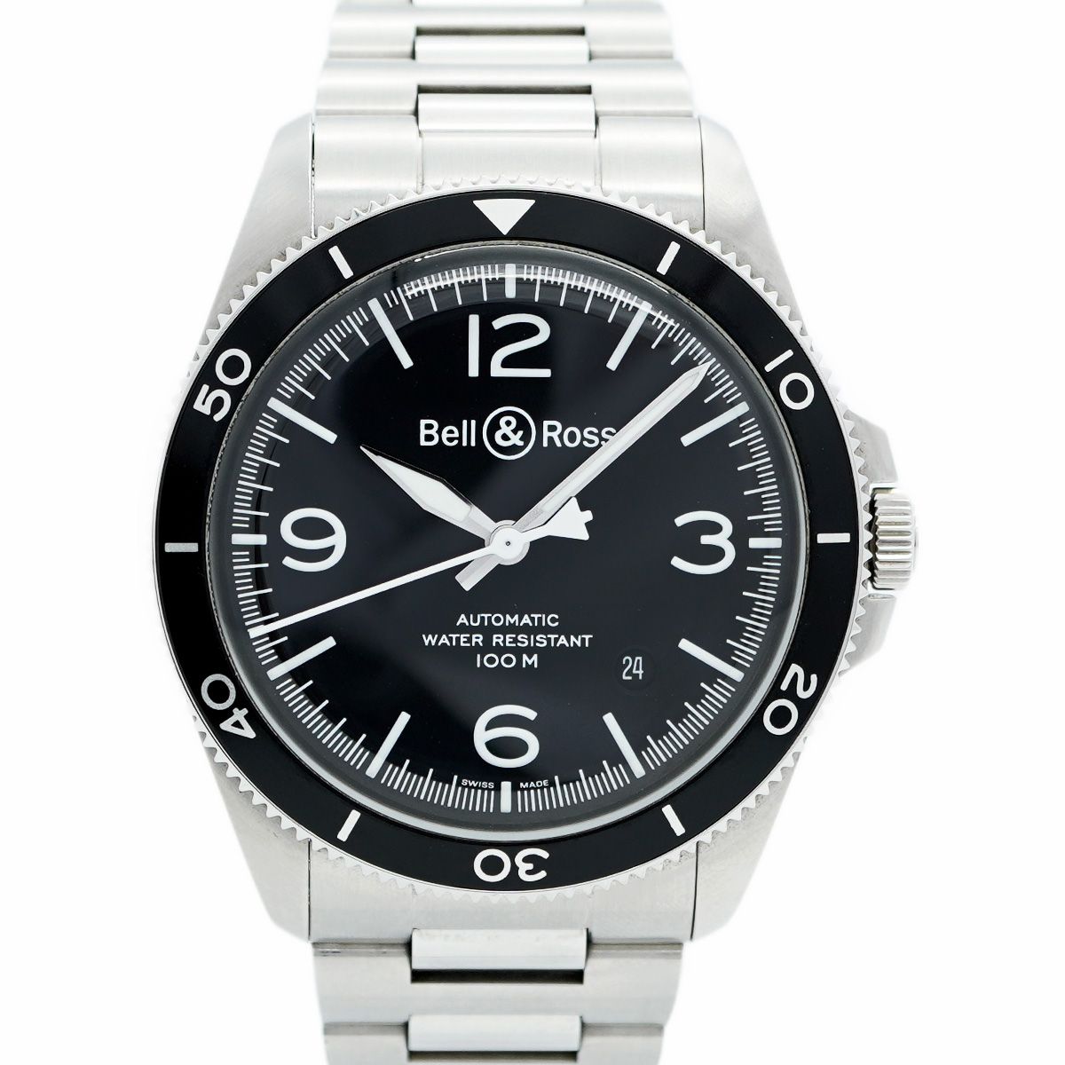 5wwo0099 ベル-ロス BR V2-92 BRV2-92-S 黒文字盤 腕時計 メンズ