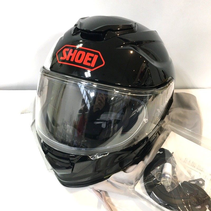 SHOEI ショウエイ GT Air 2 EMBLEM フルフェイスヘルメット 除菌消臭済 Lサイズ レッド ブラック オートバイ ツーリング ライディング バイカー バイク用品 TA 3646