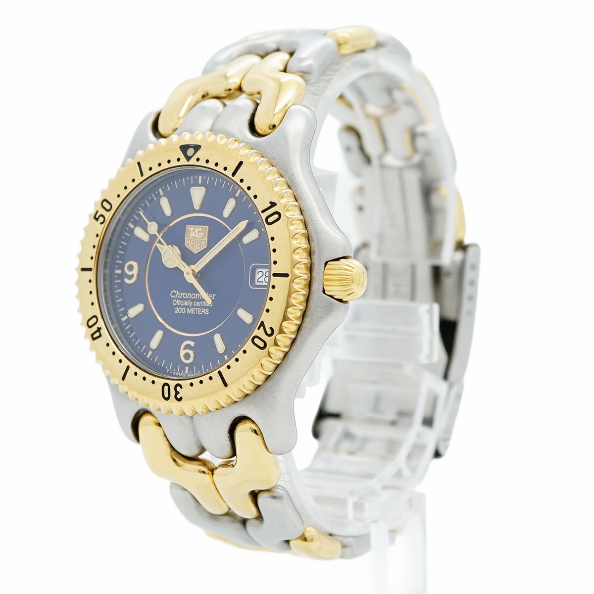 5 wwo 0111 タグホイヤー セル WG 5121 P 0 青文字盤 腕時計 メンズ