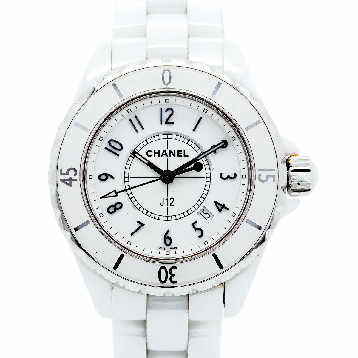 5wwo0126 シャネル J12 H0968 白文字盤 腕時計 レディース