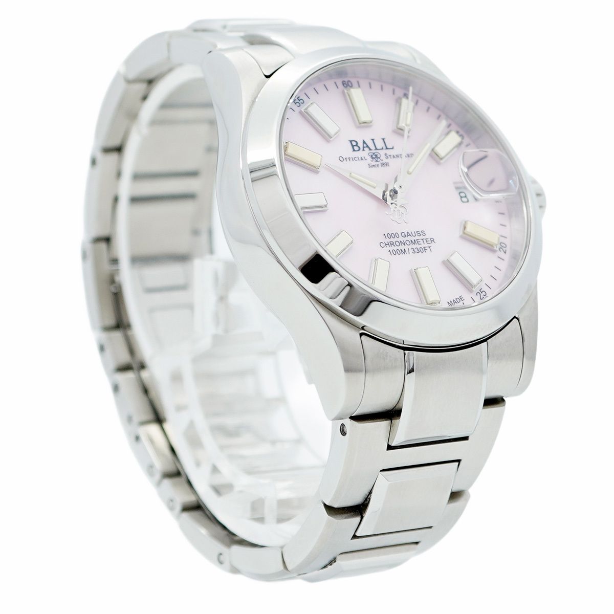  5 wwo 0127 BALL マーベライト クロノメーター 36 NL 9616 C-S 2 CJ-PKR ピンク文字盤 腕時計 メンズ レディース ユニセックス その他 時計