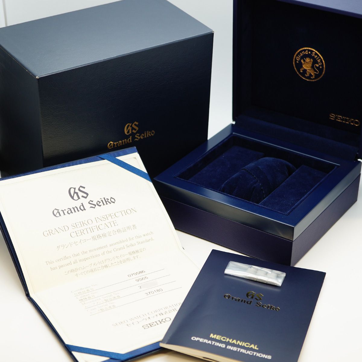 5 wwo 0129 セイコー グランドセイコー 9 S 65 00 B 0 SBGR 053 黒文字盤 腕時計 メンズ