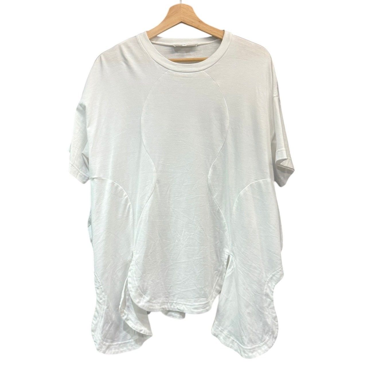 ENFOLD フレアシルエット長袖Tシャツ 38 ホワイト　新品・未使用 NAPE SHIRT｜38｜WHT｜SHIRTS AND BLOUSES｜|ENFÖLD OFFICIAL ONLINE